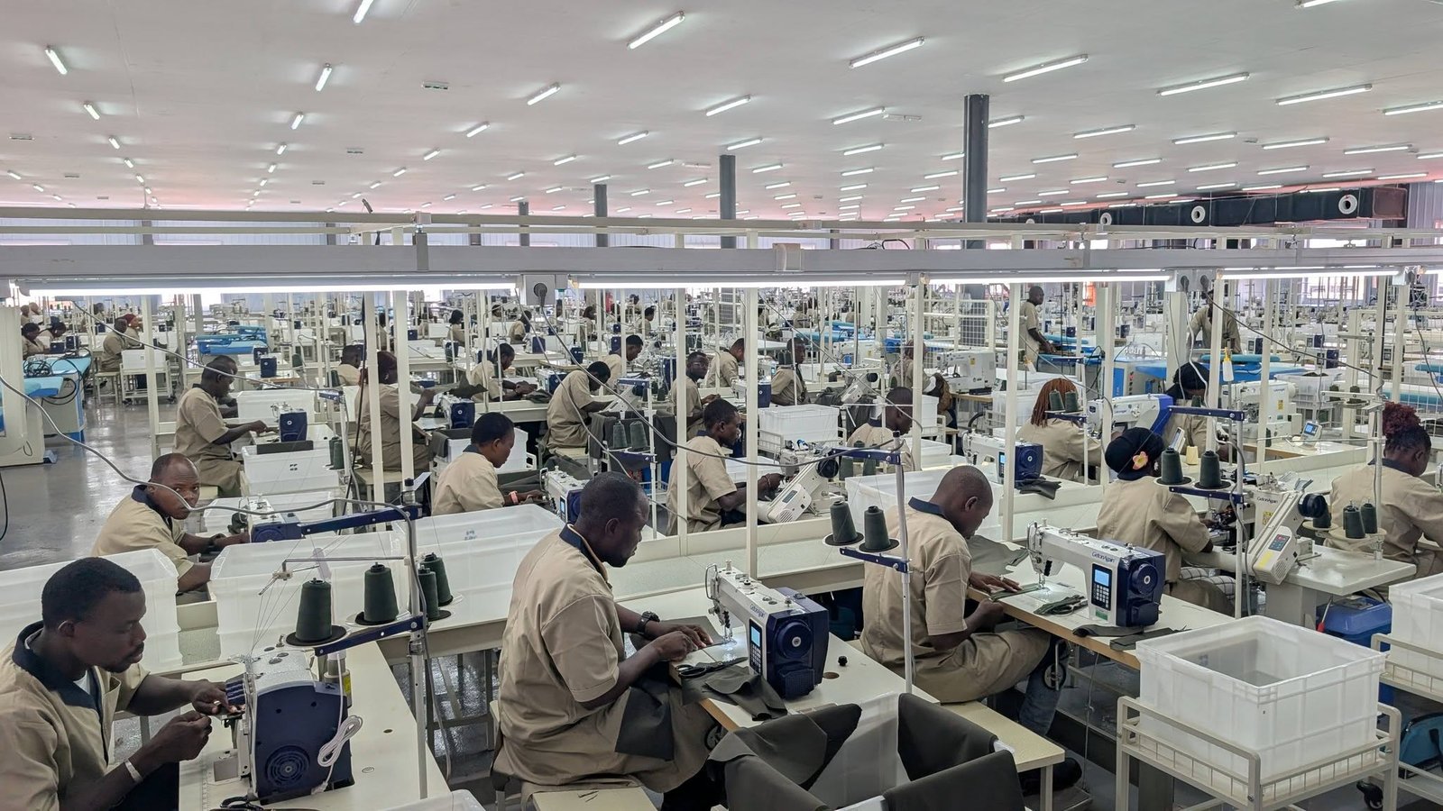 Installations du complexe textile TEXFORCES-BF à Bobo-Dioulasso