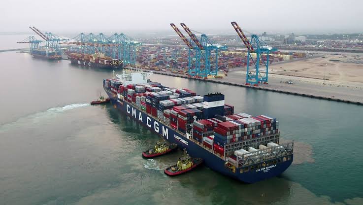 Terminal portuaire de Tema au Ghana
