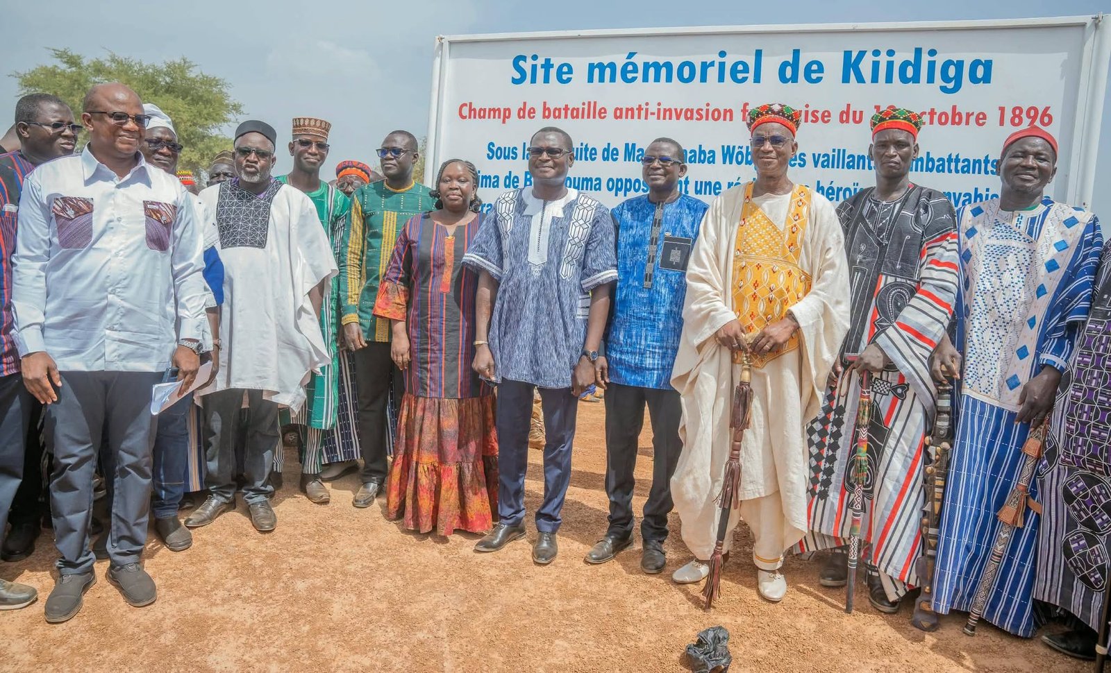 Monument érigé en hommage aux guerriers burkinabè tombés lors de la bataille de Kiidiga en 1896.
