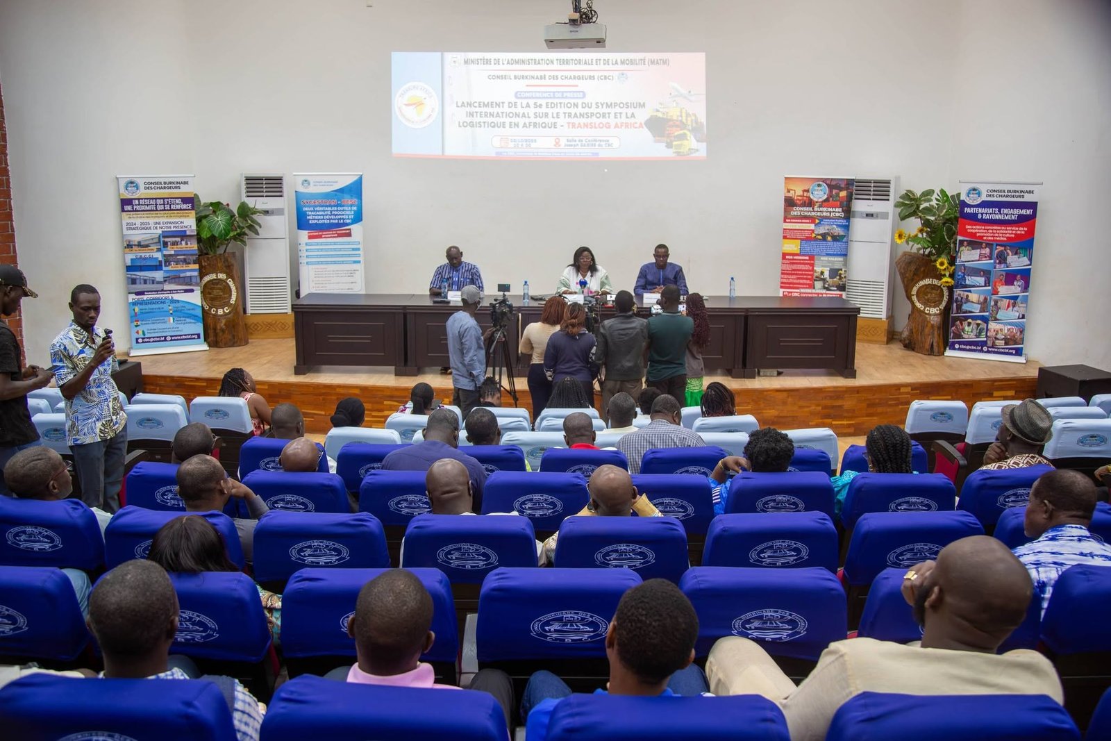 Conférence de presse du Conseil Burkinabè des Chargeurs pour le TRANSLOG AFRICA 2026 à Ouagadougou